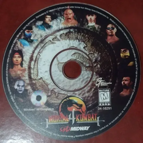 Jogo Mortal Kombat 4 importado - Midway - Compativel Windows 95 - 1997