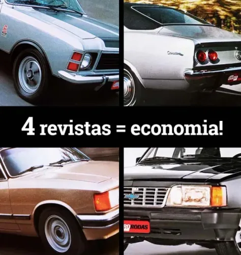 Opala SS, Comodoro, Diplomata - Kit 4 revistas com histórias