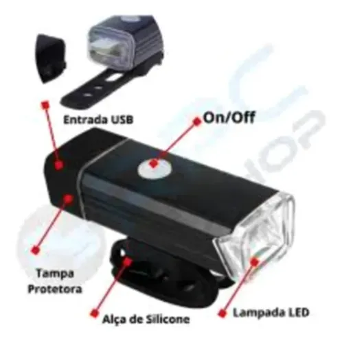 Kit lanterna sinalização dianteira e traseira