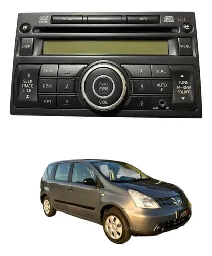 Radio Cd Player Aparelho Som Nissan Livina 2009 2011 2014