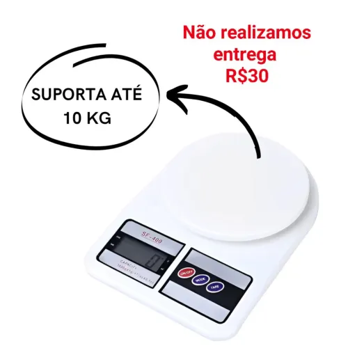 Balança Digital de Cozinha 10kg Nova, incluso as pilhas