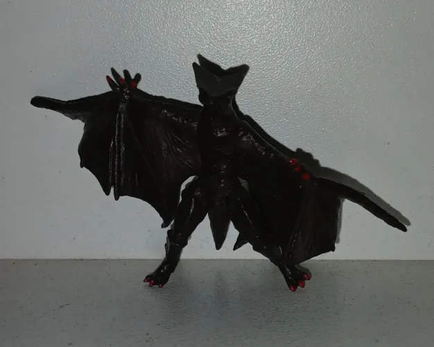 BONECO MINIATURA GODZILLA MONSTRO CAMAZOTZ MORCEGO