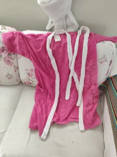 Roupão rosa