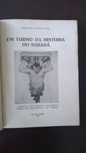 Livro Em Torno da História de Sabará