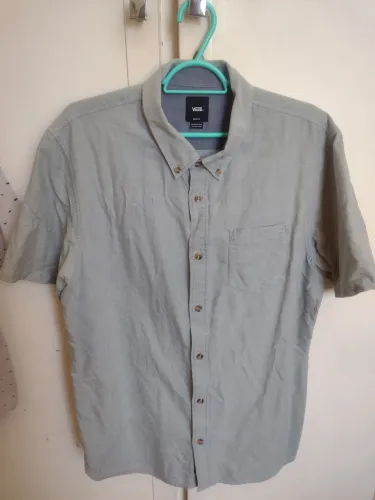 Camisa Vans Verde Manga Curta