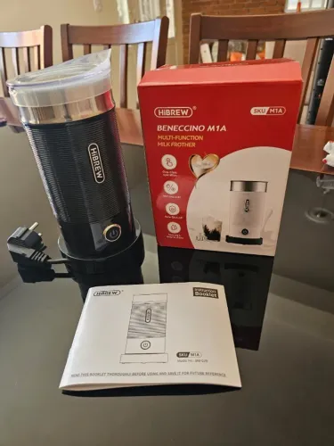 Espumador De Leite Quente/Frio - Vaporizador Elétrico De Aço Inoxidável
