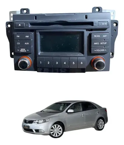 Radio Cd Player Aparelho Som Hyundai Kia Cerato 2010 2012