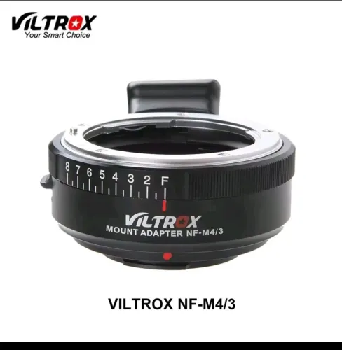Adaptador viltrox Nikon para Blackmagic