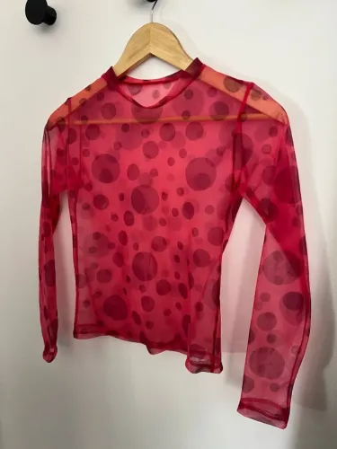 Blusa manga longa - Tule Estampado NOVA