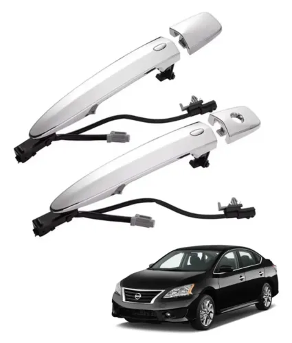 Par Maçaneta Externa Nissan Sentra 2013 A 2019 Par Dianteiro