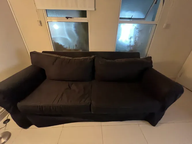 Sofá com capas 