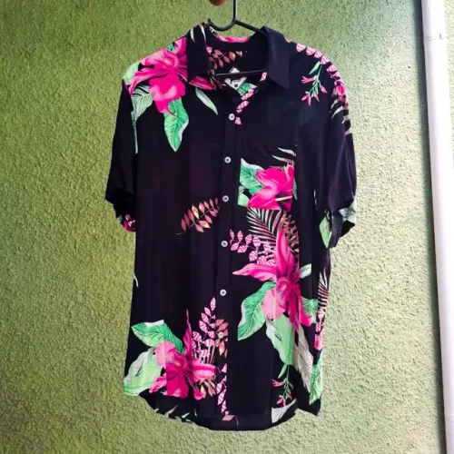 Camisa Floral Glitchy