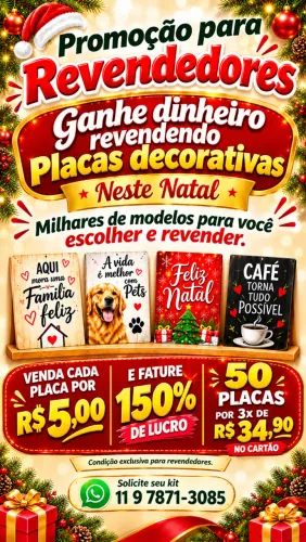 Seja um Revendedor de Placas Decorativas e Fature Alto!