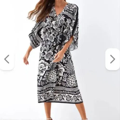 vestido midi jardim romance farm- p