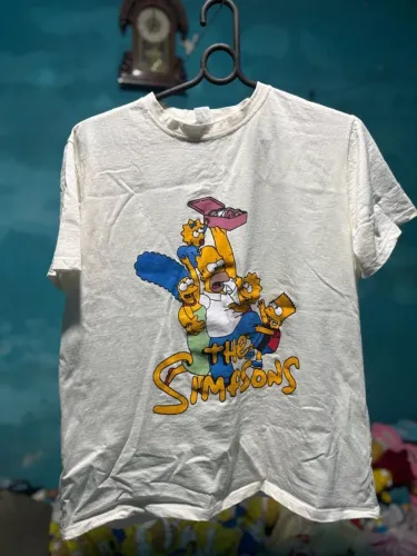 camiseta feminina the simpsons branca gg