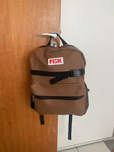 MOCHILA DE COURO FISK NOVA