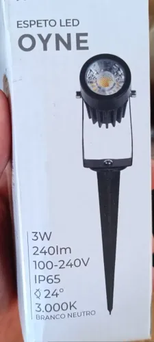 Espeto de Jardim LED Oyne 3W 3000K IP65 da Nordecor