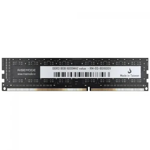 Memória 8GB DDR3 1600MHz Rise Mode Value CL11, RM-D3-8G1600V