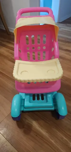 Carrinho de boneca Tilin 314 capota retrátil 