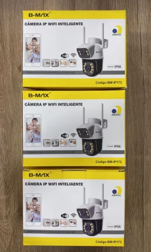 Câmera externa dupla Wi-Fi