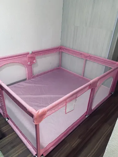 ? Cercado Infantil Rosa 1,50 x 1,90 - Espaçoso e Seguro ?