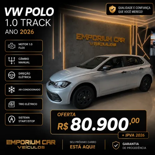 Volkswagen Polo Track Robust 1.0 Flex 12V 5P 2026