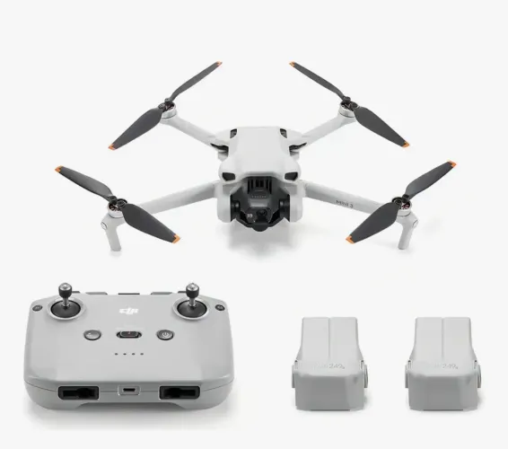 Drone mini 3 + 2 bateria + controle