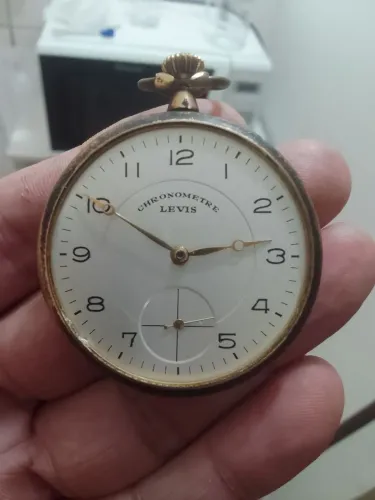 Cronômetre levis antigo de bolso