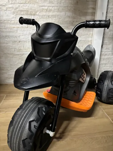 Moto Motoca Elétrica Infantil Bandeirante Super Sport 6V  cinza 
