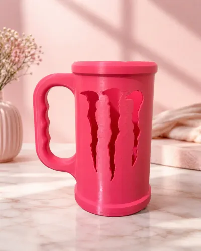 Caneca porta lata monster