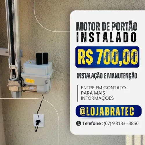 Motor de portão eletrônico de 8 segundos
