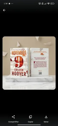 Livro Collen Hoover 9 de novembro