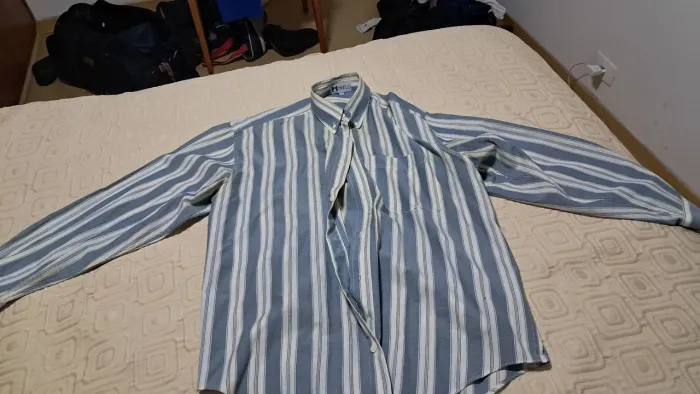 3 Lindas camisas tricoline manga longa marcas em dinheiro 