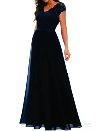 Vestidos de festa Azul marinho e verde oliva