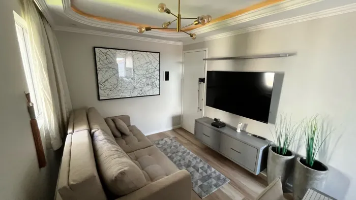 Apartamento 100% mobiliado e com eletrodomésticos no Bairro Bom Viver/ Biguaçu