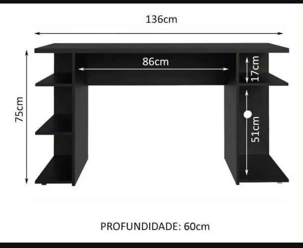 Mesa para escritório/mesa gamer 