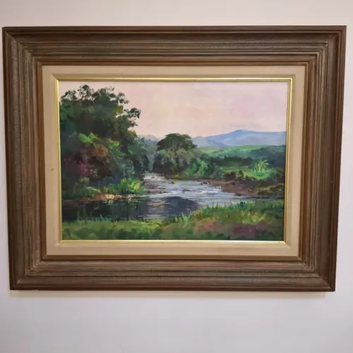 QUADRO PINTURA A ÓLEO USADO