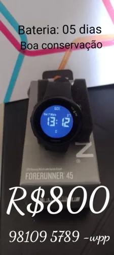 Relógio Garmin forerunner 45