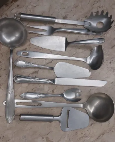 KIT peças avulsas em INOX | Colheres de servir