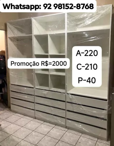 Closet modelo casal grande 40 profundidade 