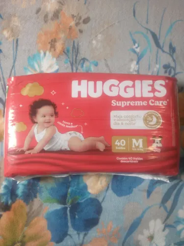 Fraldas Huggies supreme Care M 40 fraldas 