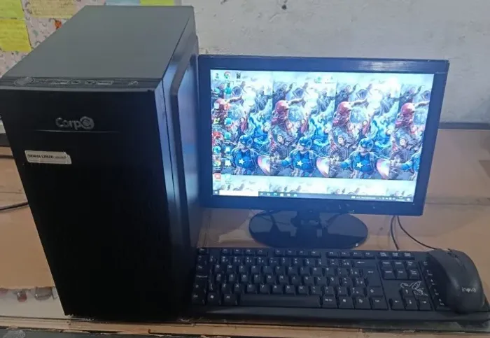 PC Intel Core i3 + Monitor HDMI 15" - 4GB RAM - HD 320GB + Mouse + Teclado