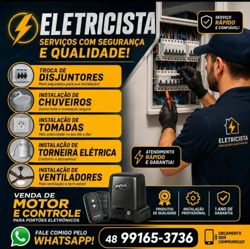 ELETRECISTA NORTE DA ILHA.