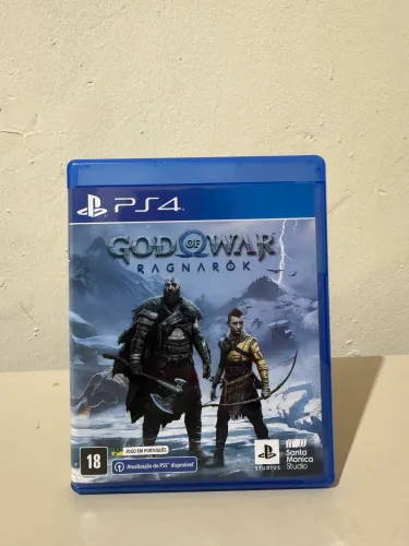 God of War Ragnarök PS4 - Seminovo - Excelente Estado