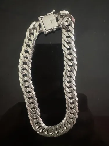 Vende se pulseira prata 925 3 frios, encaixe de gaveta, design moderno e elegante. 22G 