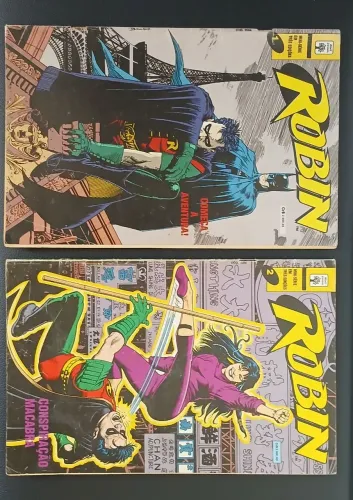 Gibis Robin Nº 1 e Nº 2 - Mini Série Abril Jovem