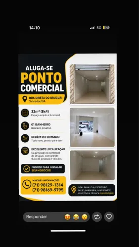 Aluguel ponto comercial