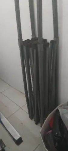 Baraca tenda com lona de 5/3 de comprimento