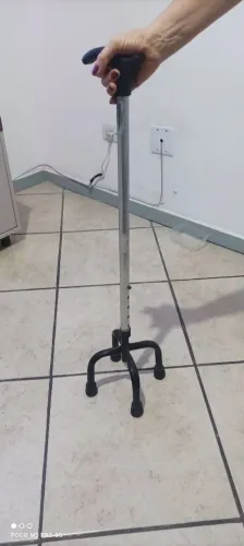 Bengala de 4 pontas de alumínio.