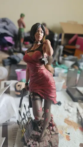 Figure Ada Wong - Resident Evil | Impressão 3D e Pintura Artesanal